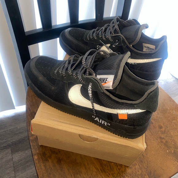 Nike Air Force 1 low Off-White black/white - Picture 8 of 13